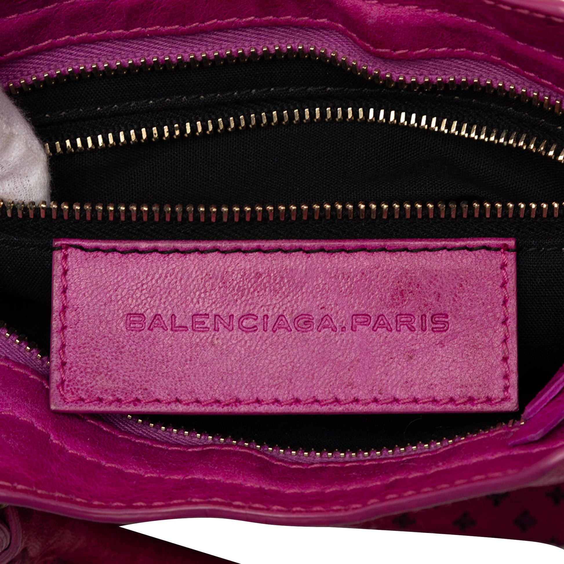 Balenciaga Mini Lambskin Motocross Stadio Laser Cut Cross Classic City Satchel