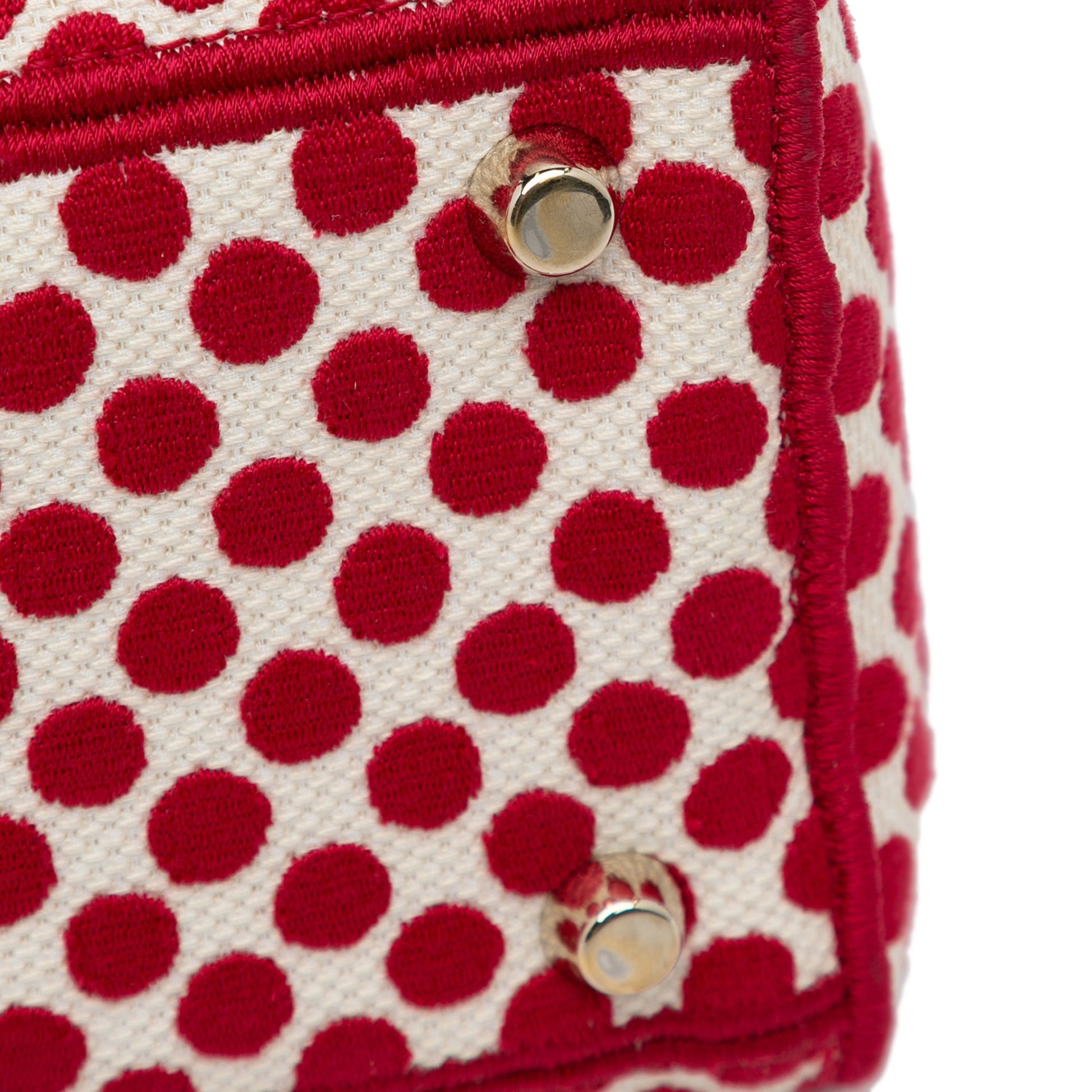 Dior DiorAmour Medium Embroidered Canvas Dots Lady D Lite