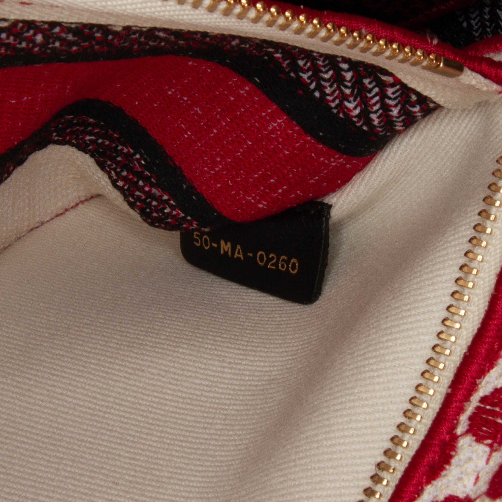 Dior DiorAmour Medium Embroidered Canvas Dots Lady D Lite
