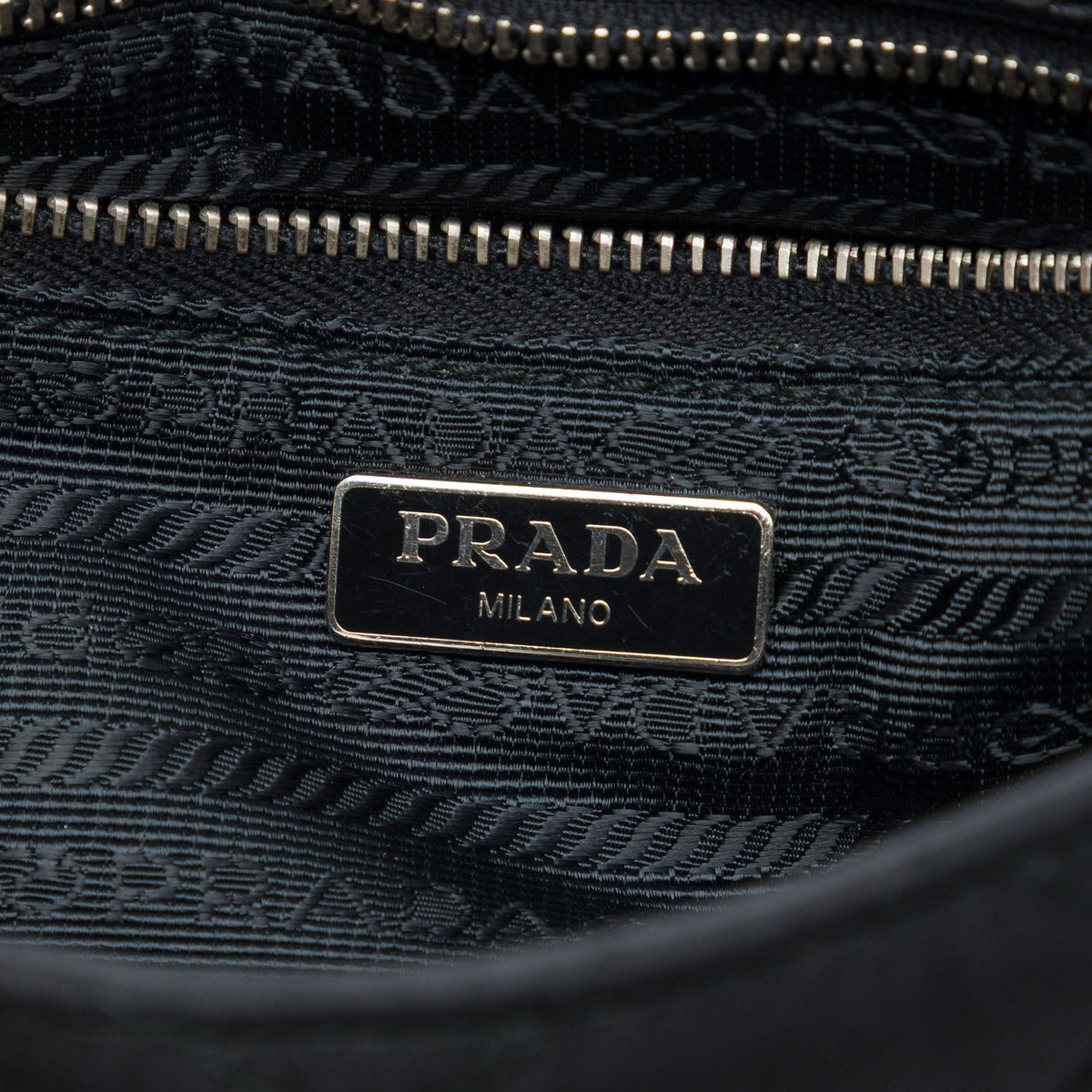 Prada Impuntu Tessuto Crossbody — Black