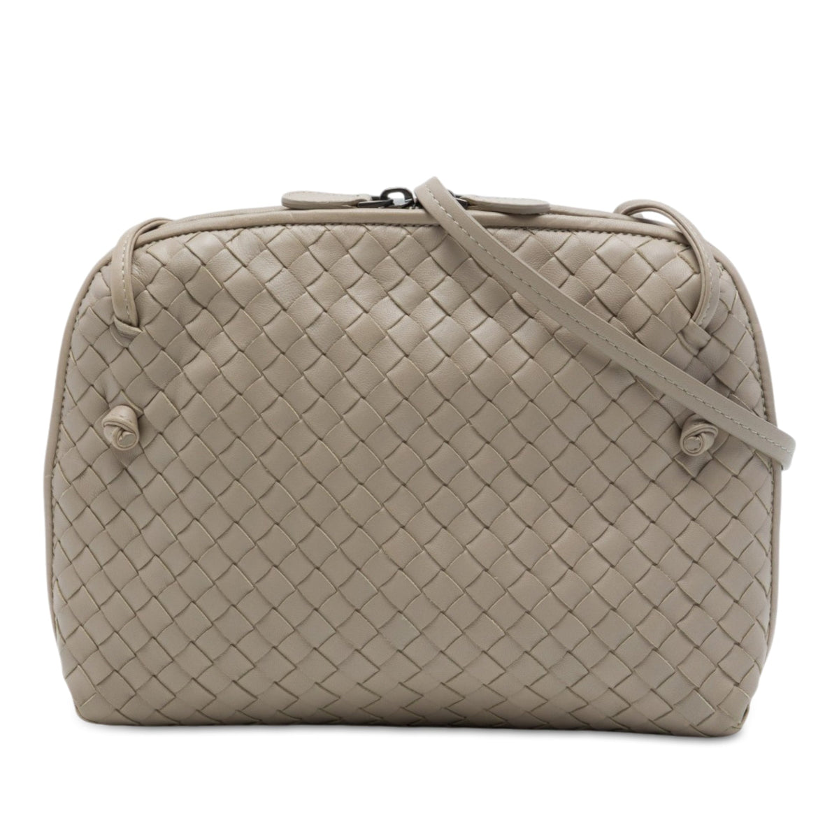 Bottega Veneta Nappa Intrecciato Nodini Crossbody