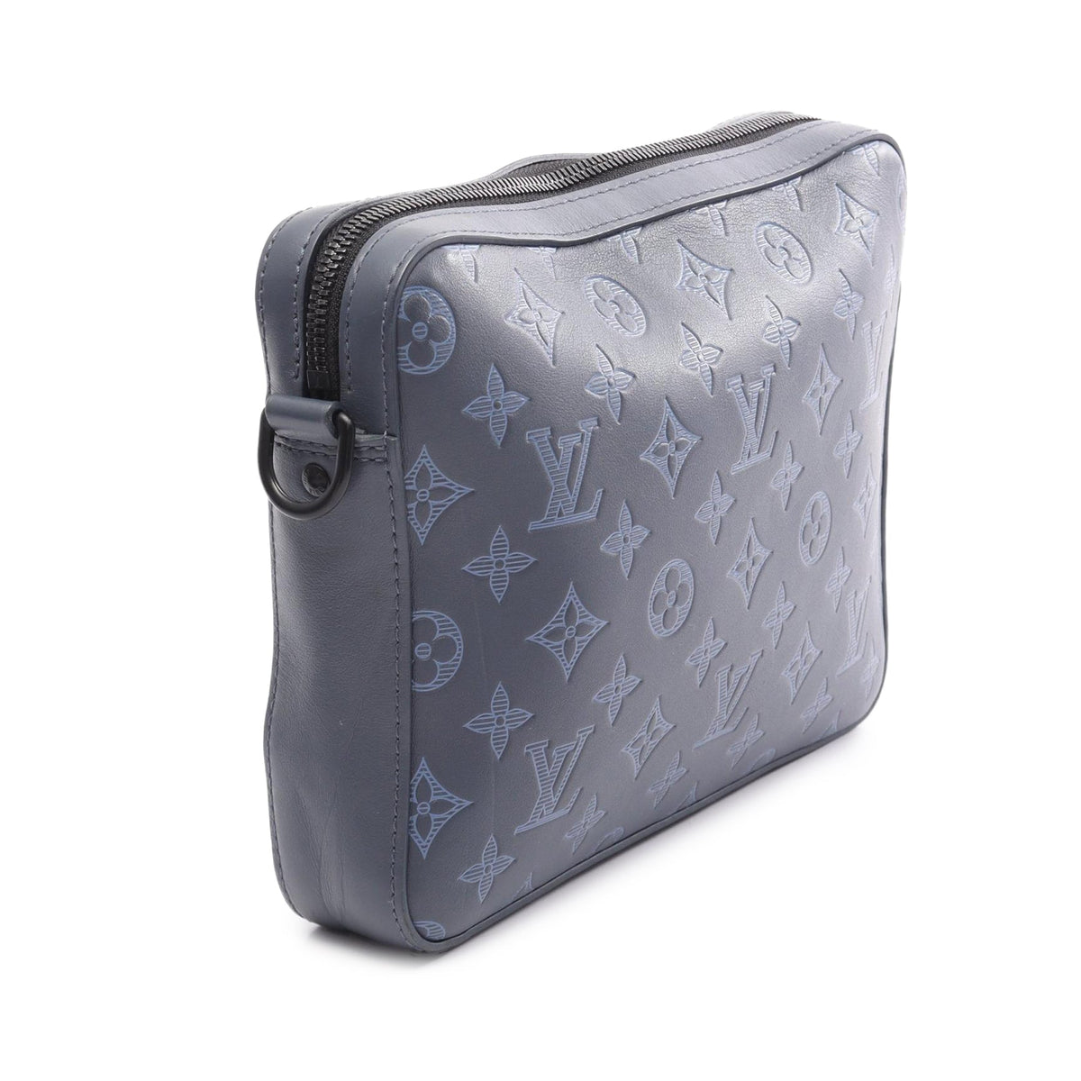 Louis Vuitton Monogram Shadow Duo Messenger — Blue