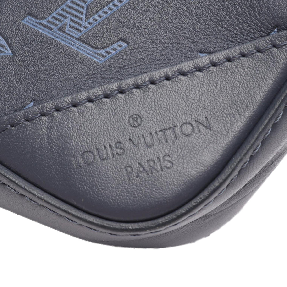 Louis Vuitton Monogram Shadow Duo Messenger — Blue