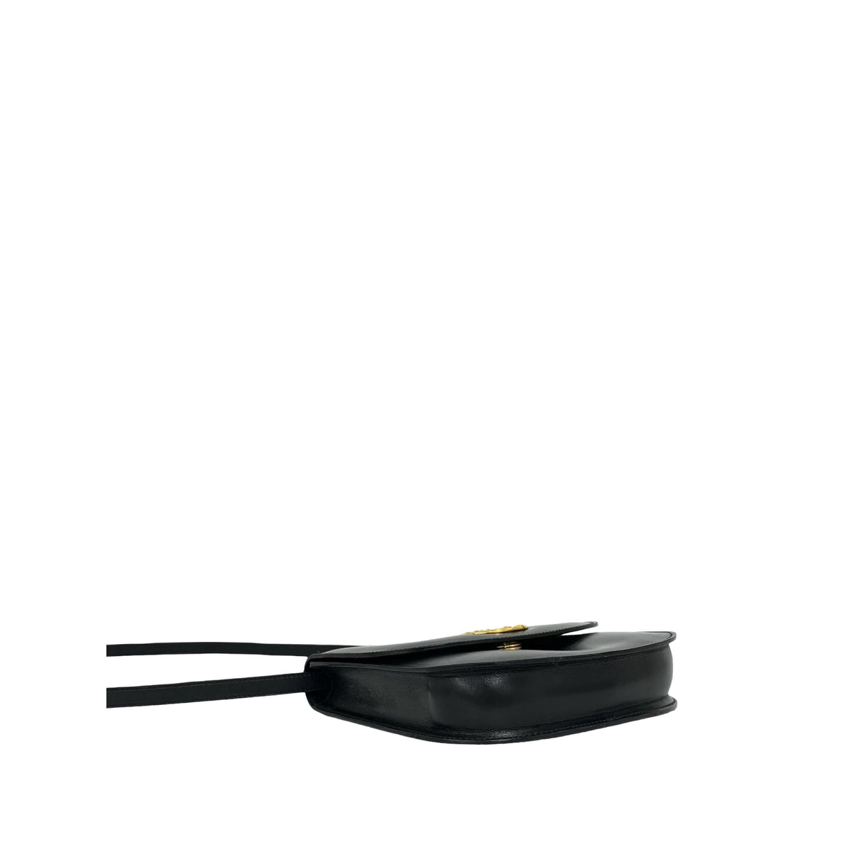 Celine Leather Crossbody — Black