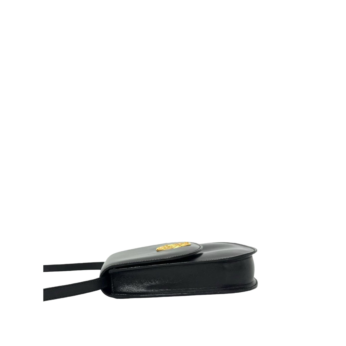 Celine Leather Crossbody — Black