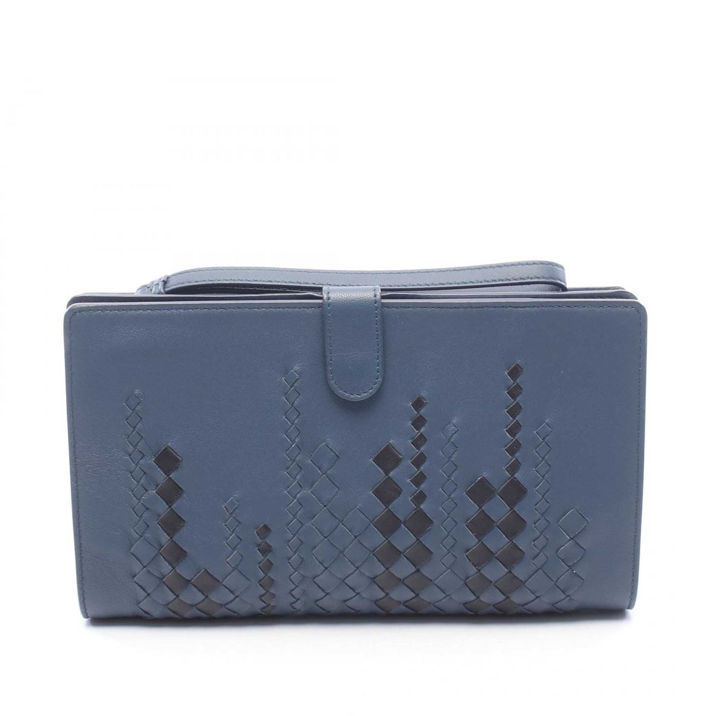 Bottega Veneta Intrecciato Trimmed Nappa Clutch