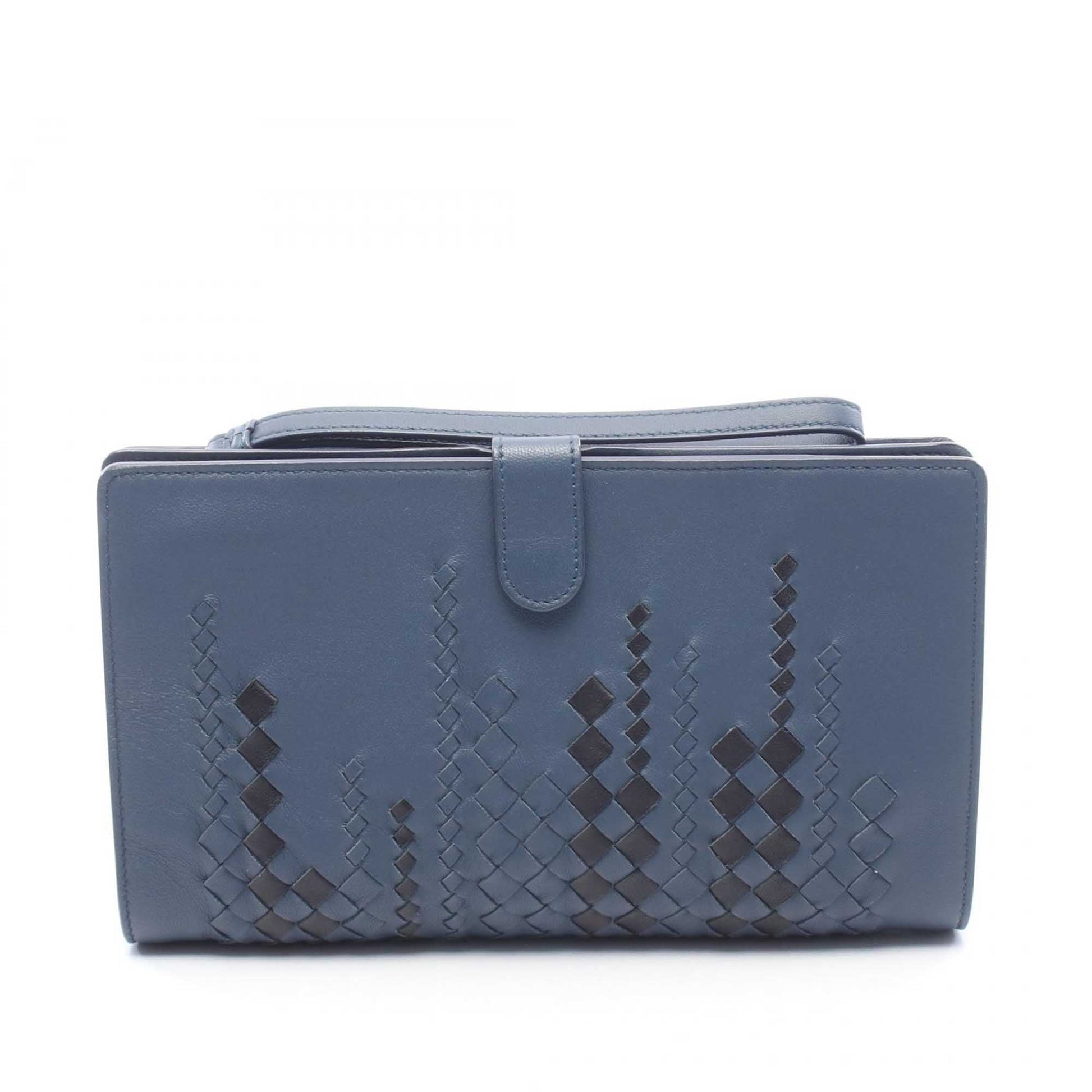 Bottega Veneta Intrecciato Trimmed Nappa Clutch