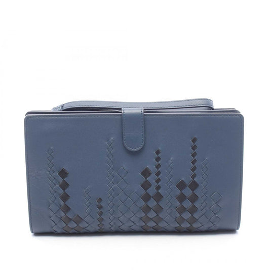 Bottega Veneta Intrecciato Trimmed Nappa Clutch
