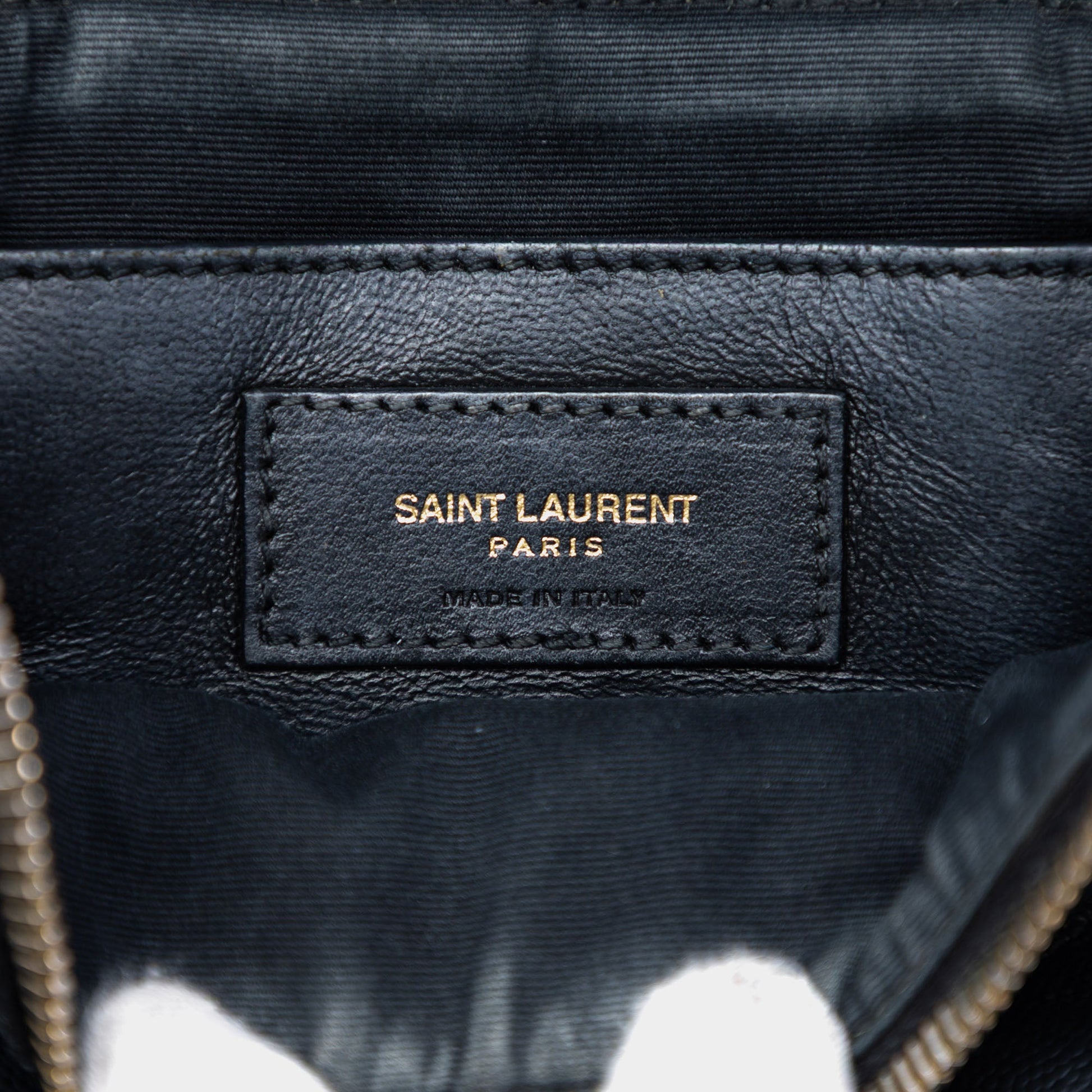Saint Laurent Grain de Poudre Quilted 80s Vanity Bag