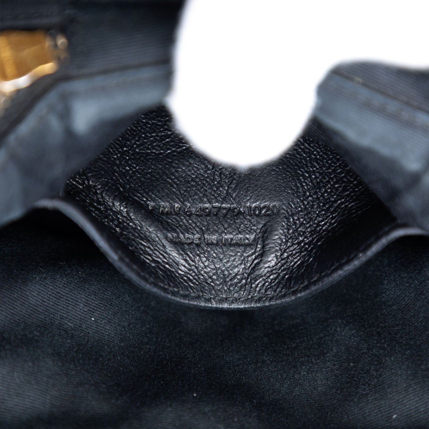 Saint Laurent Grain de Poudre Quilted 80s Vanity Bag