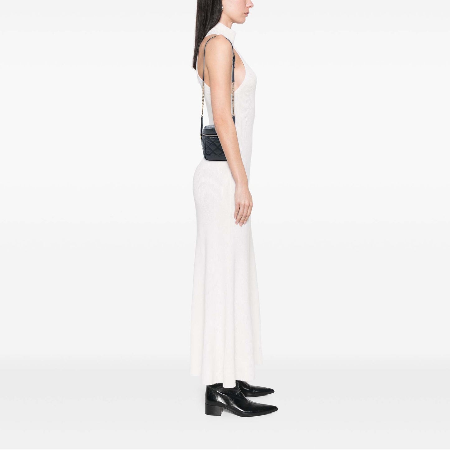 Saint Laurent Grain de Poudre Quilted 80s Vanity Bag