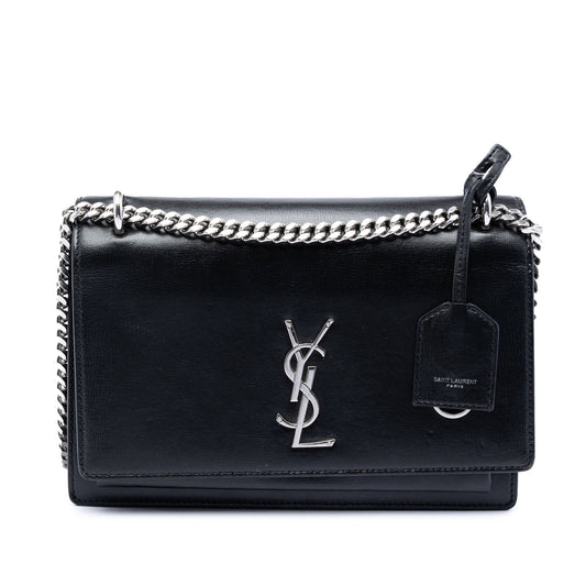 Saint Laurent Medium Calfskin Monogram Sunset Crossbody