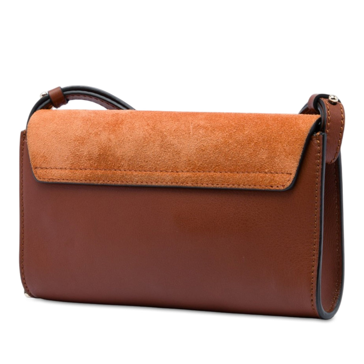 Chloé Mini Calfskin and Suede Faye Chain Crossbody