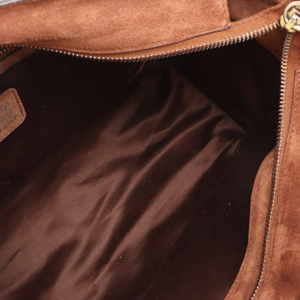 Miu Miu Suede Utilitaire Satchel