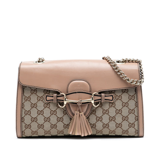 Gucci Medium GG Canvas Emily Shoulder Bag