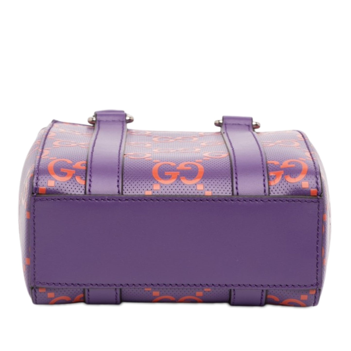 Gucci Mini GG Embossed Perforated Leather Tote