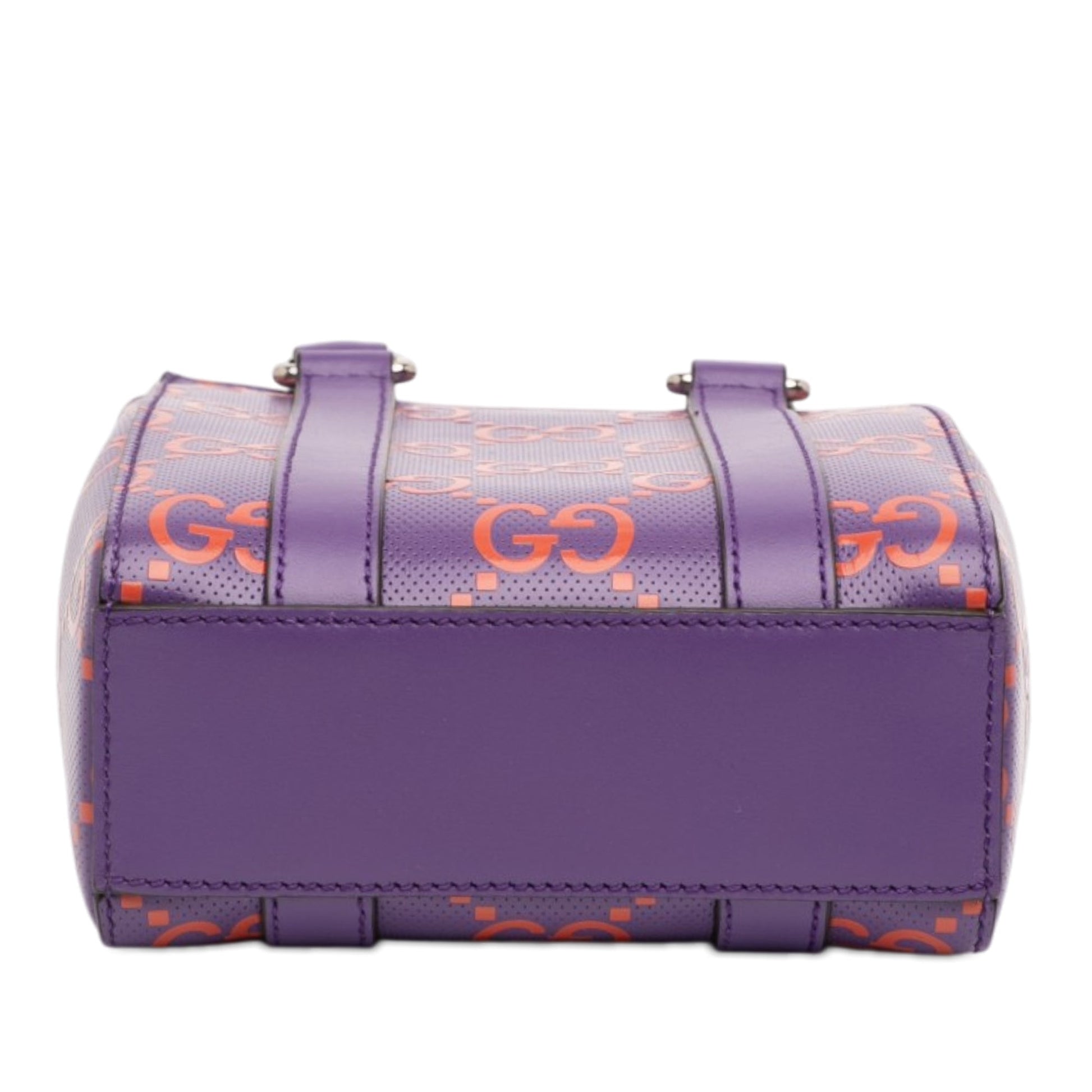 Gucci Mini GG Embossed Perforated Leather Tote