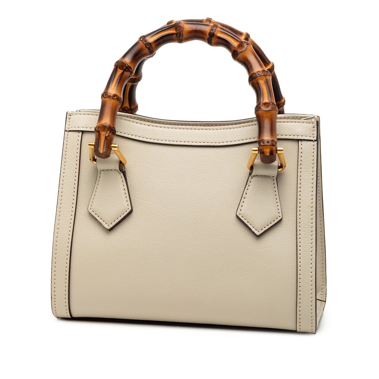 Gucci Mini Calfskin Bamboo Diana Satchel