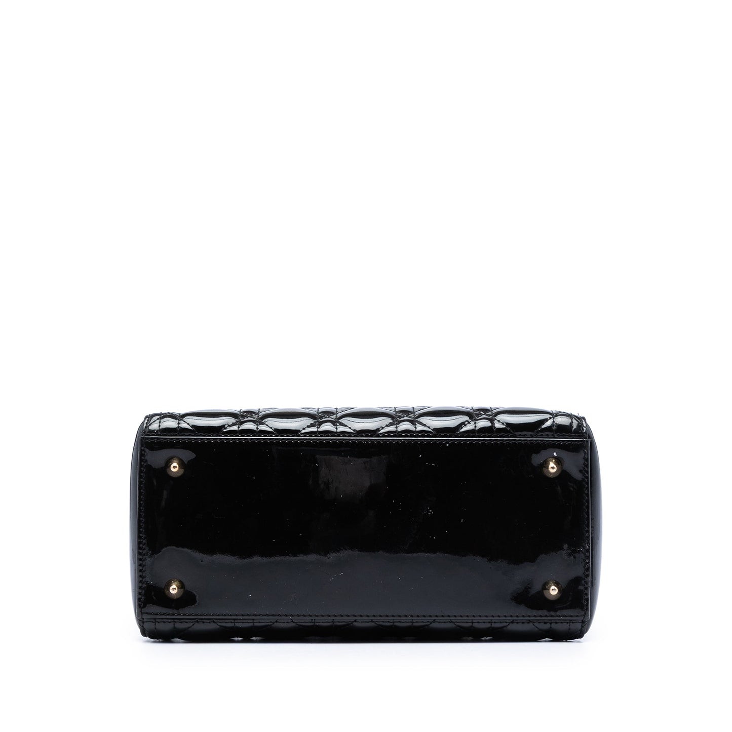 Dior Medium Patent Cannage Lady Dior