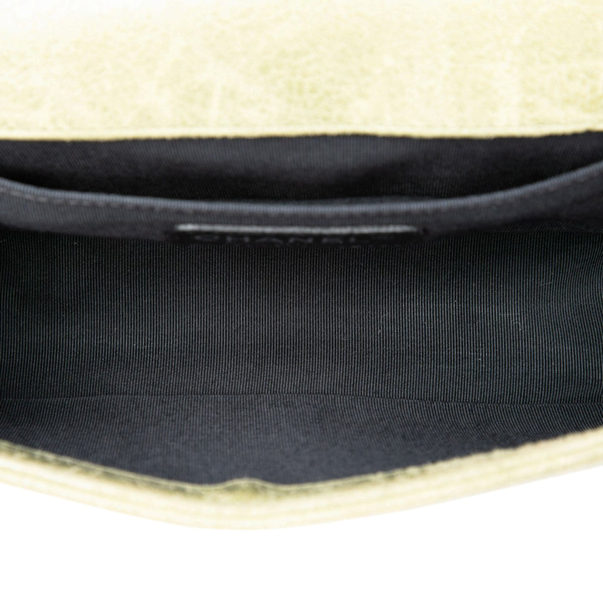 Chanel Small Quilted Calfskin Chesterfield Boy Flap — Green