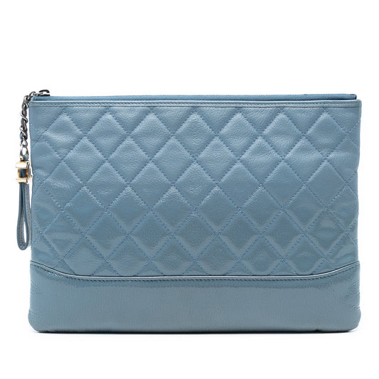 Chanel Medium Aged Calfskin Gabrielle O Case Clutch