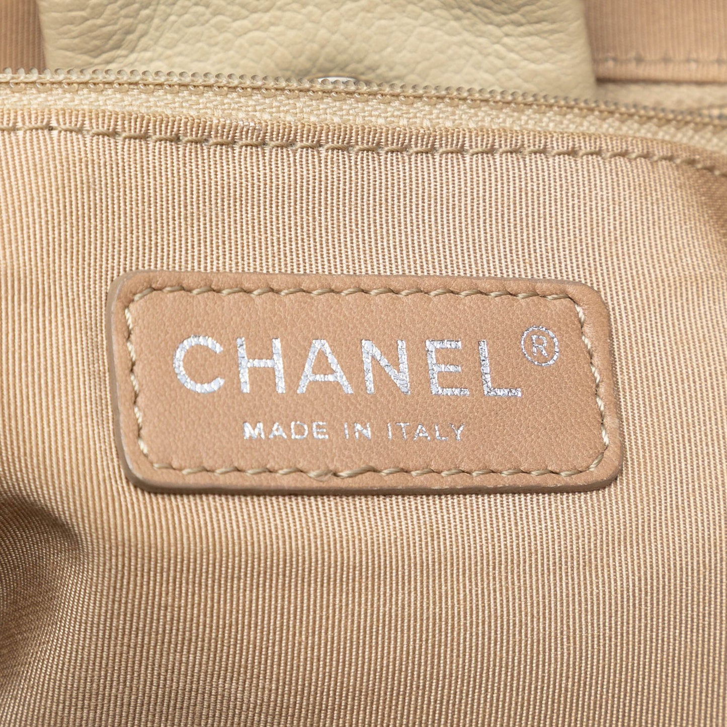 Chanel CC Quilted Caviar Expandable Tote