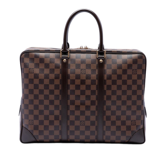 Louis Vuitton Damier Ebene Porte Documents Voyage PM