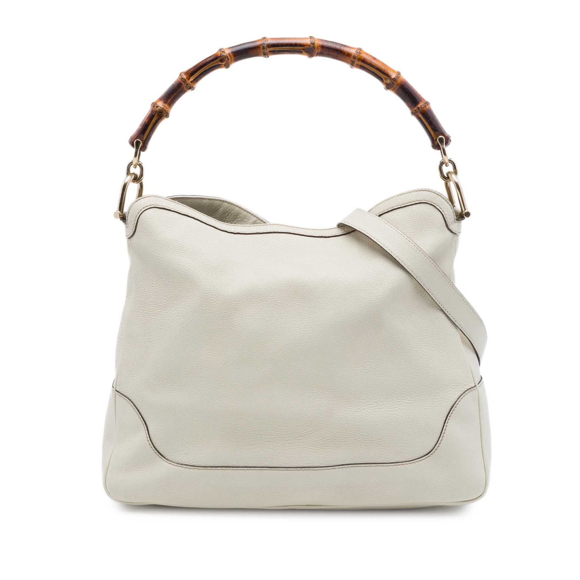 Gucci Calfskin Bamboo Diana Satchel