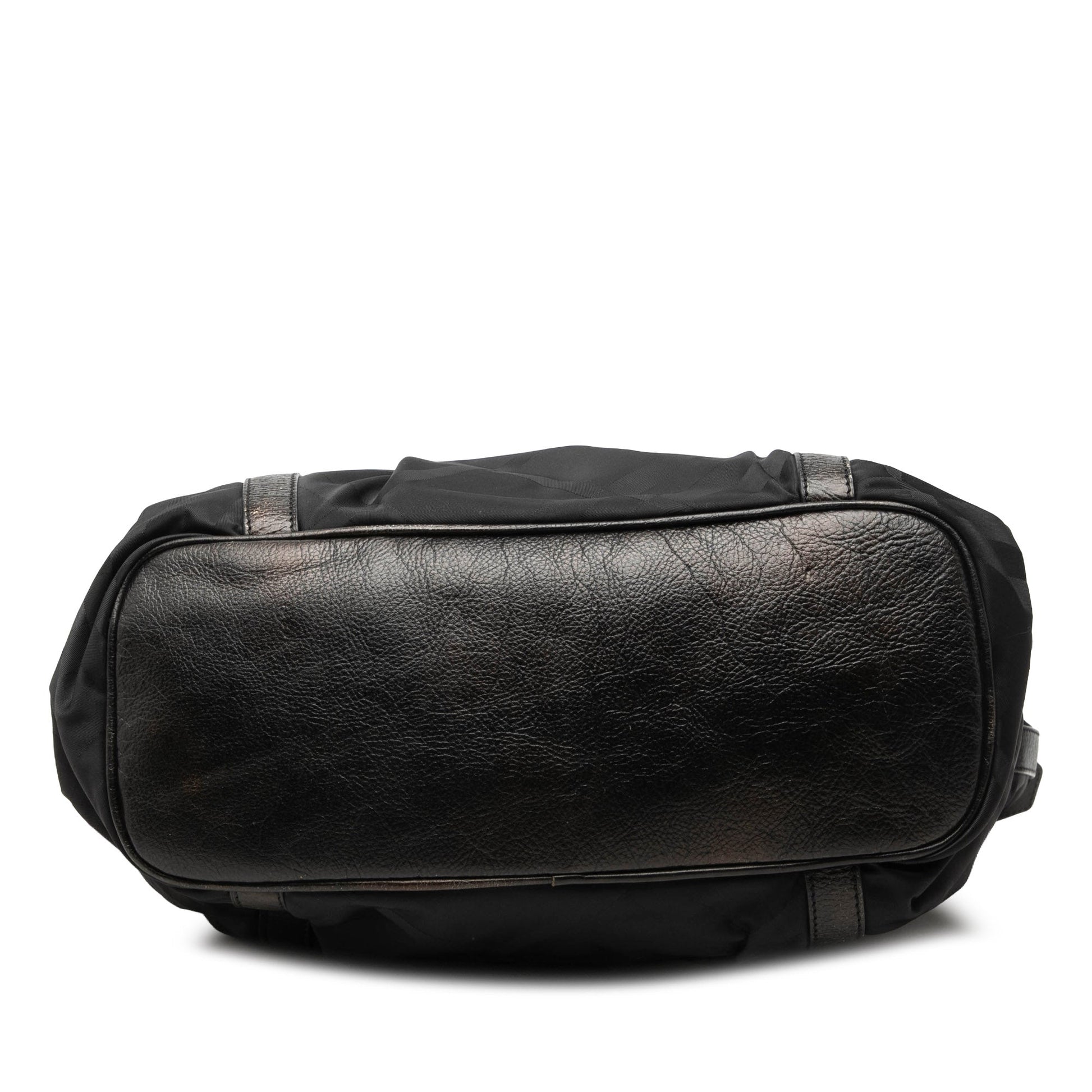 Burberry Tonal Check Nylon Tote