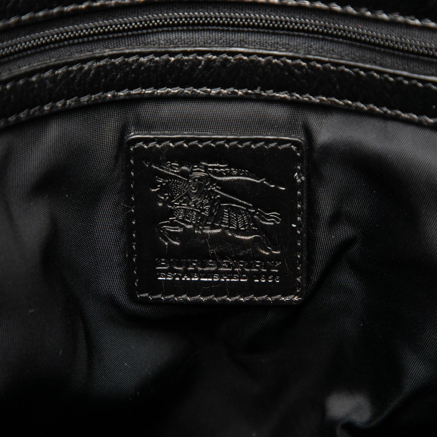 Burberry Tonal Check Nylon Tote