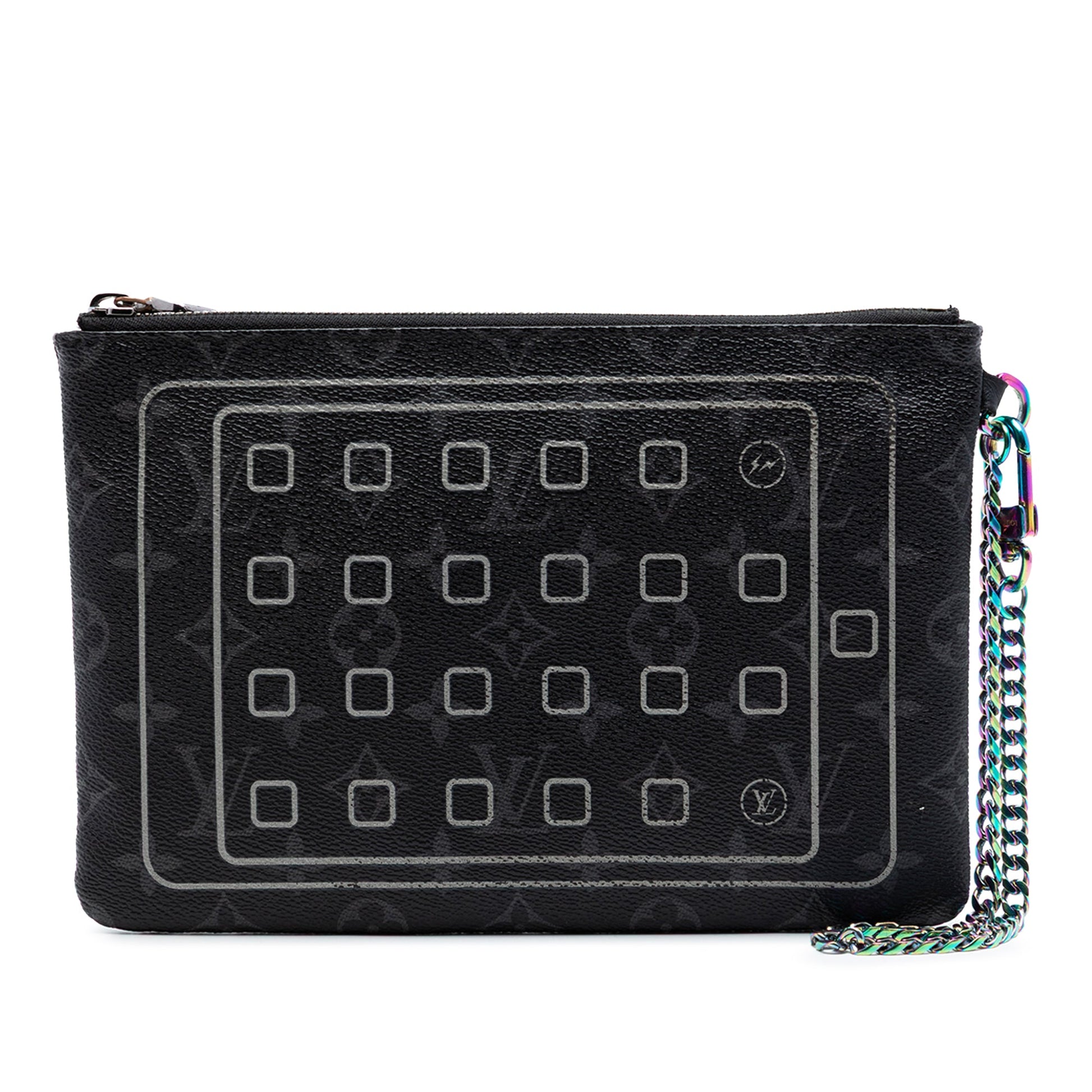 Louis Vuitton Monogram Eclipse Flash Fragment iPad Case