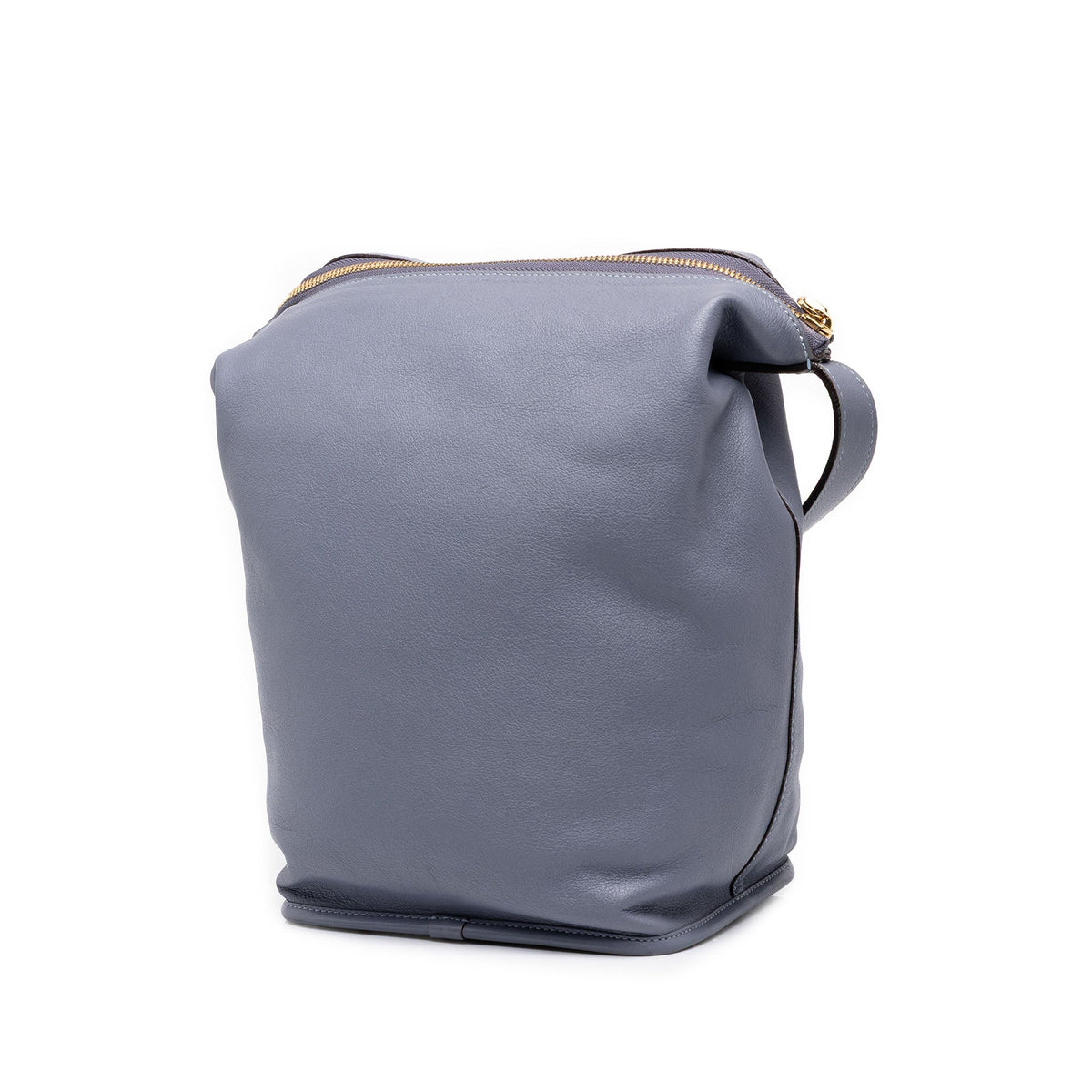 LOEWE Leather Anagram Crossbody — Purple