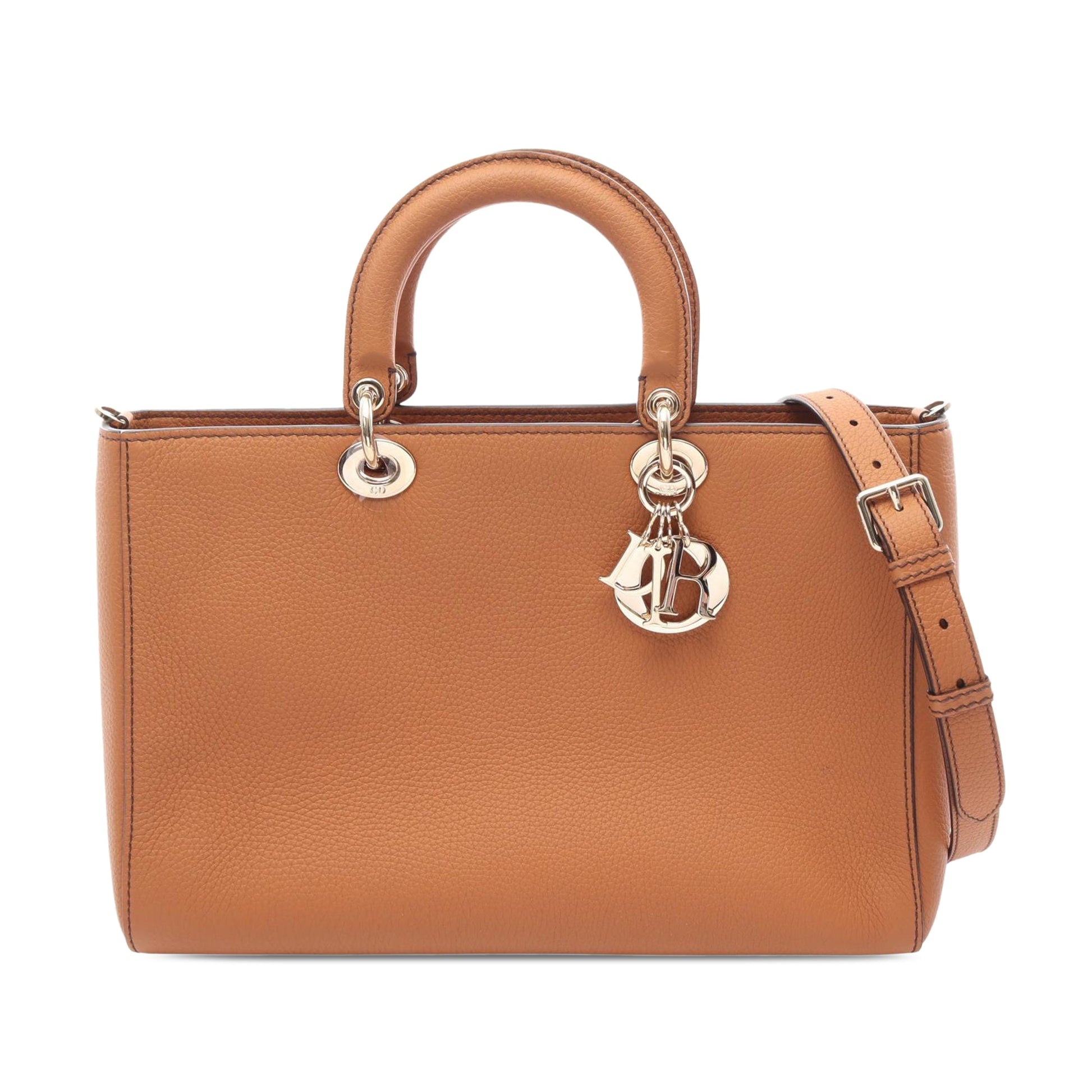 Dior Large Grained Calfskin Lady D Sire
