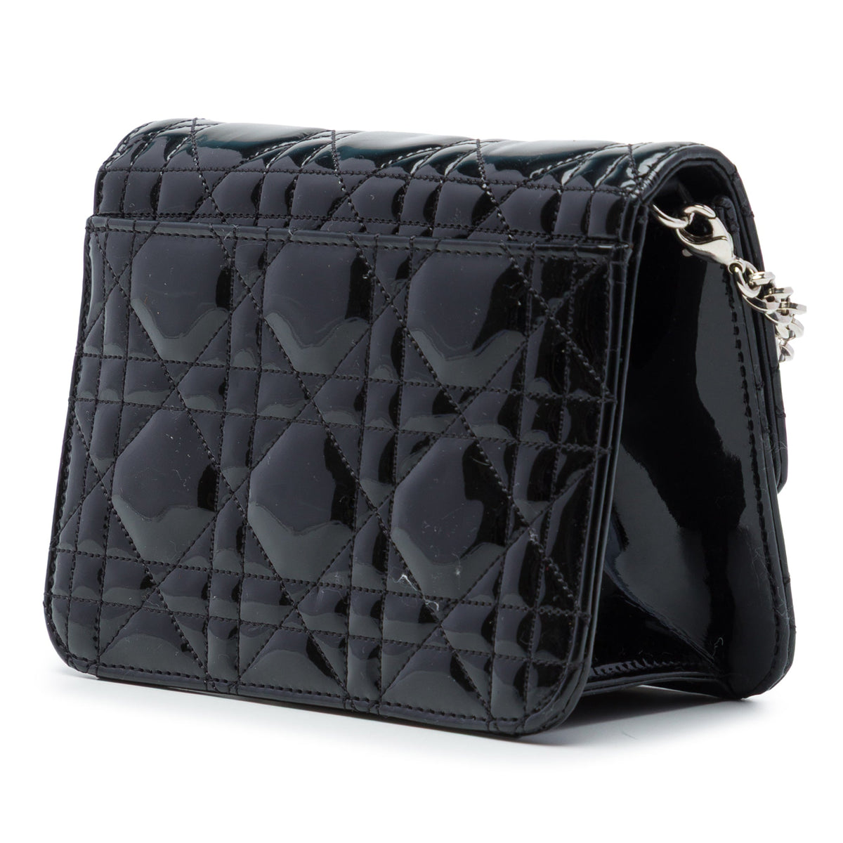 Dior Mini Patent Cannage Miss Dior Pouch