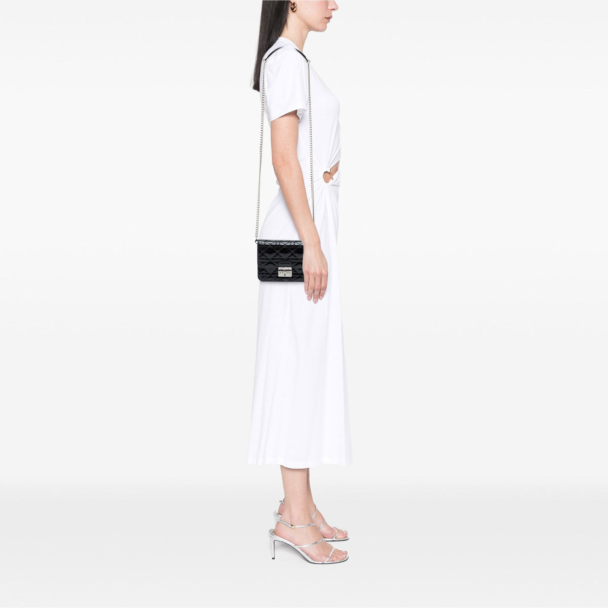 Dior Mini Patent Cannage Miss Dior Pouch