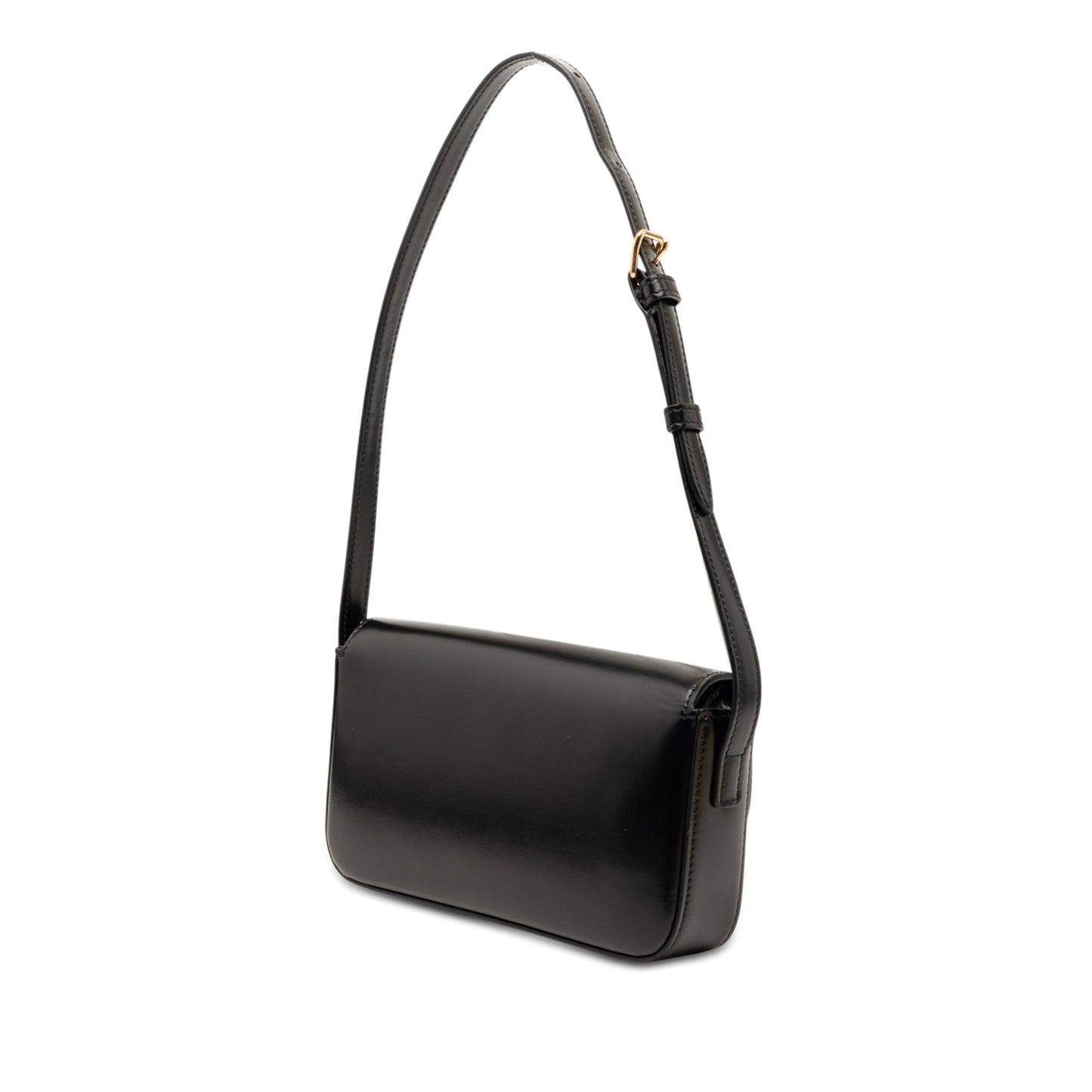 Celine Shiny Calfskin Claude Shoulder Bag
