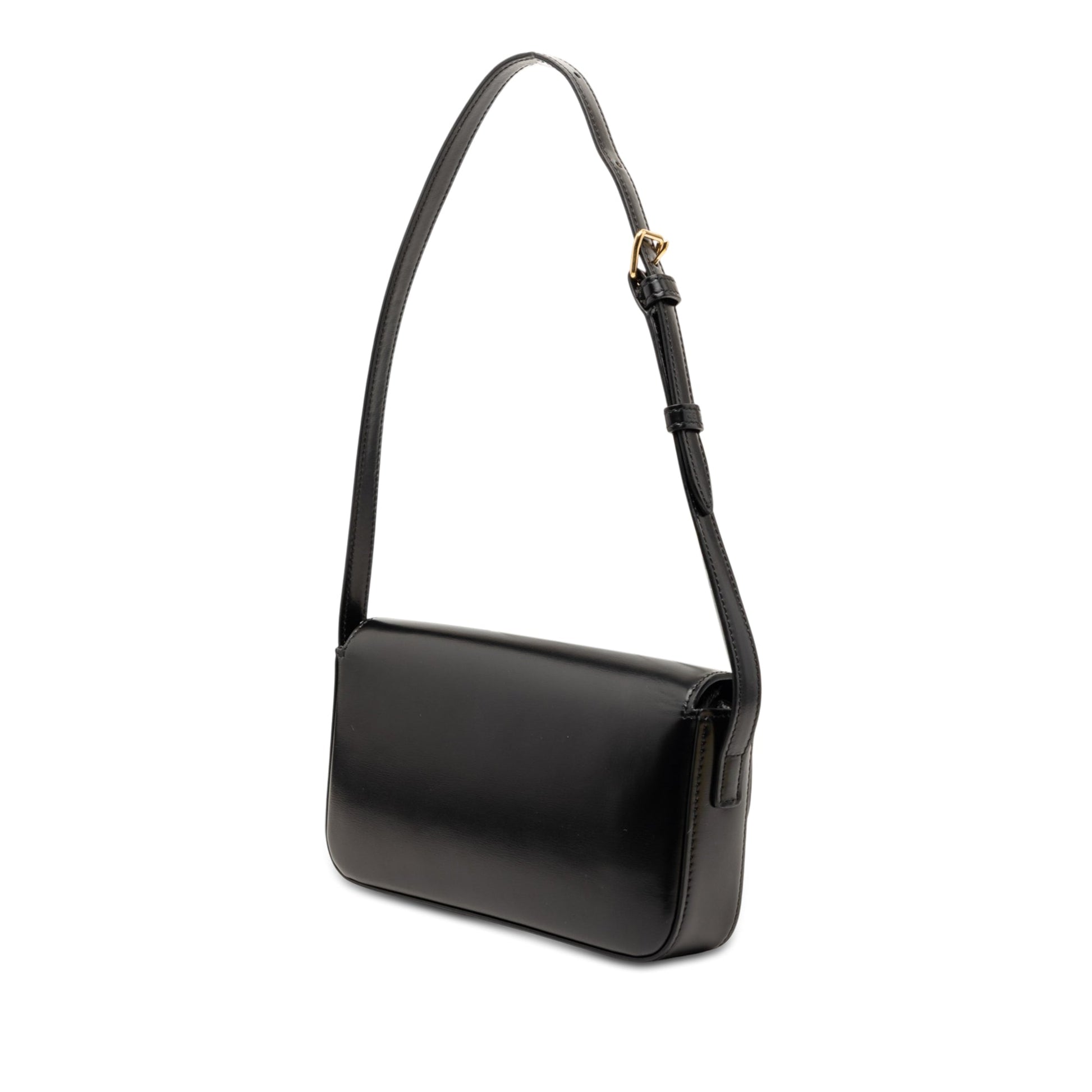 Celine Shiny Calfskin Claude Shoulder Bag