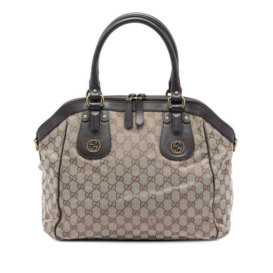 Gucci Medium GG Canvas Scarlett Satchel