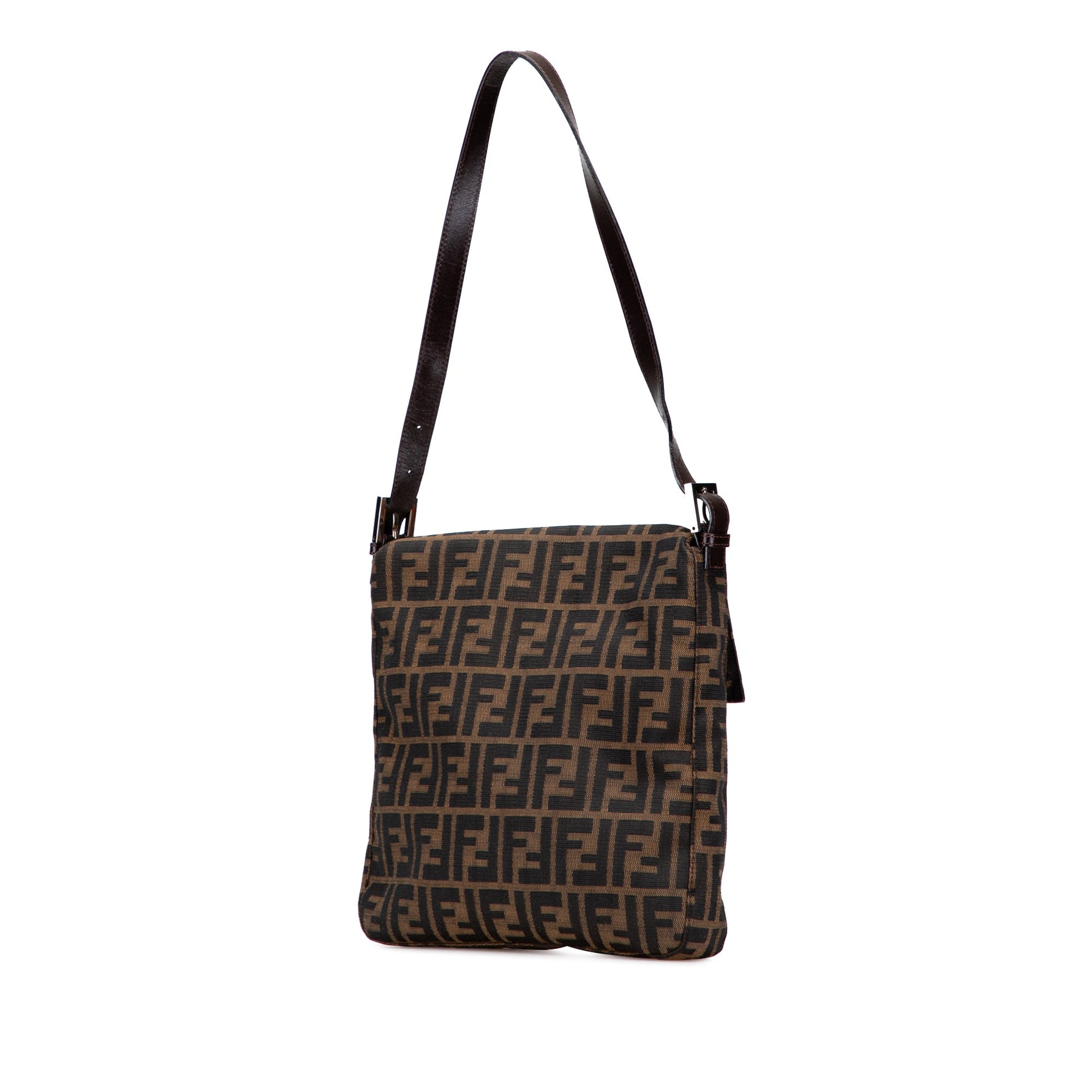 Fendi Zucca Canvas Shoulder Bag