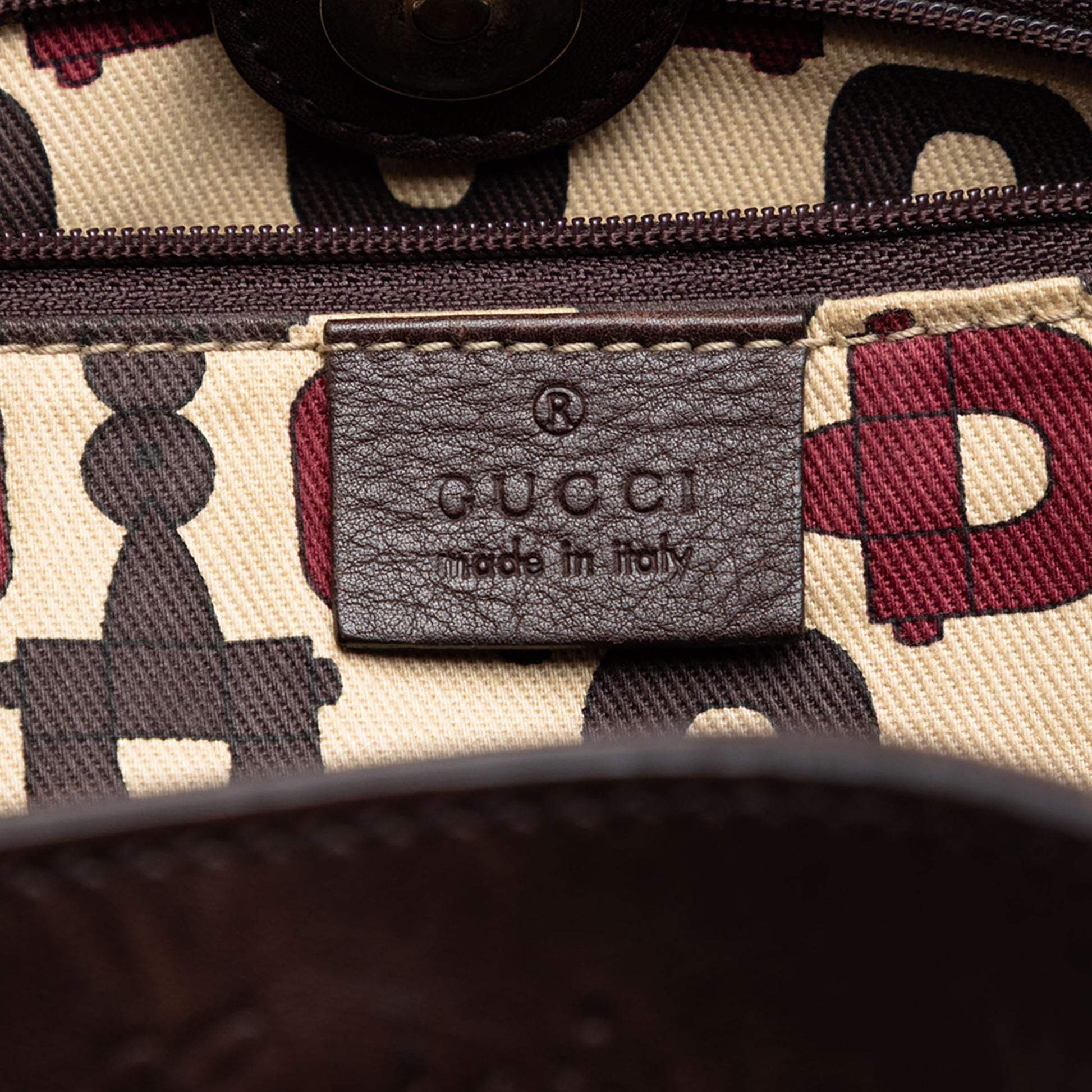 Gucci Guccissima Abbey D Ring Tote