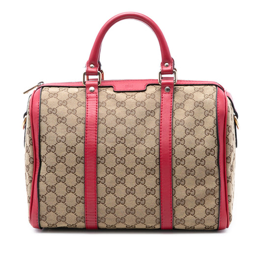 Gucci Medium GG Canvas Joy Boston Bag