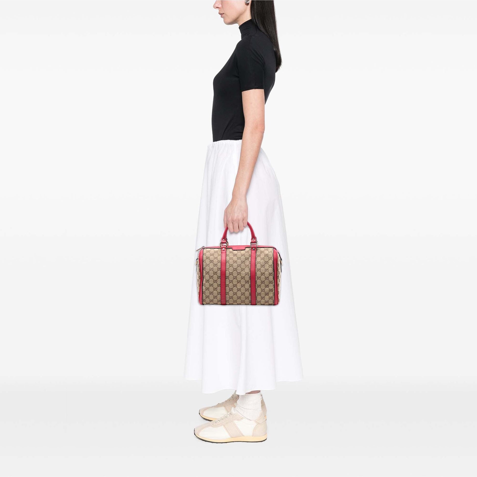 Gucci Medium GG Canvas Joy Boston Bag