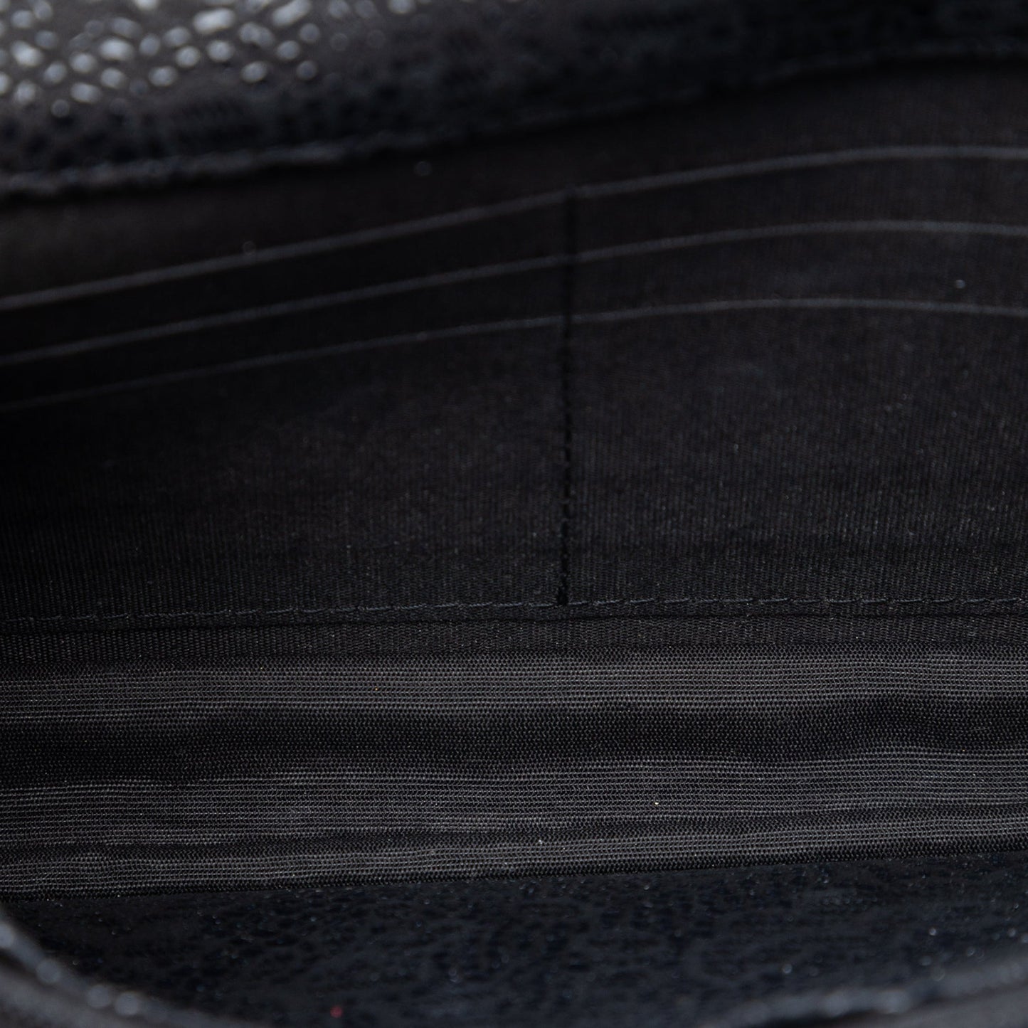 Chanel CC Lace Overlay Goatskin Wallet On Chain