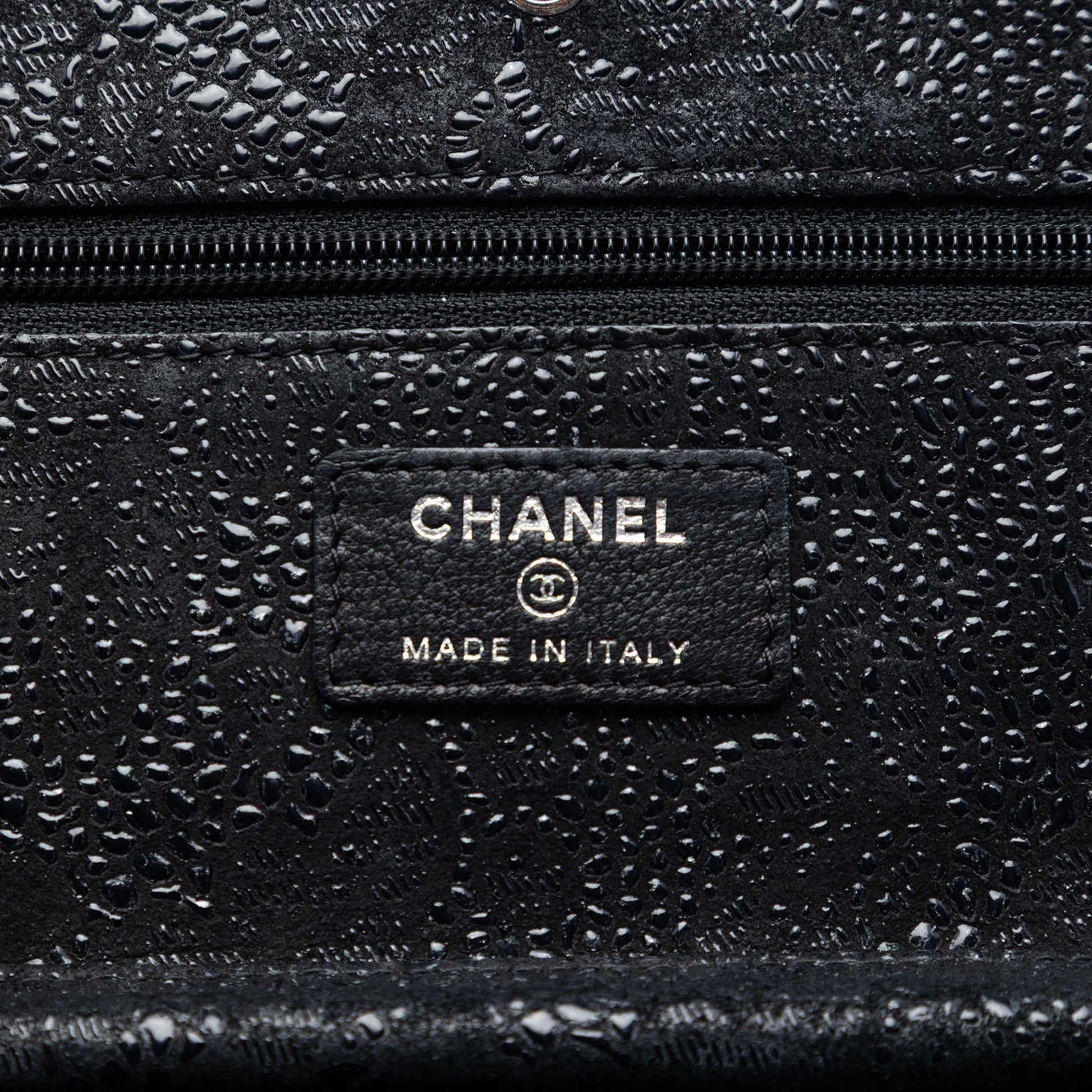Chanel CC Lace Overlay Goatskin Wallet On Chain
