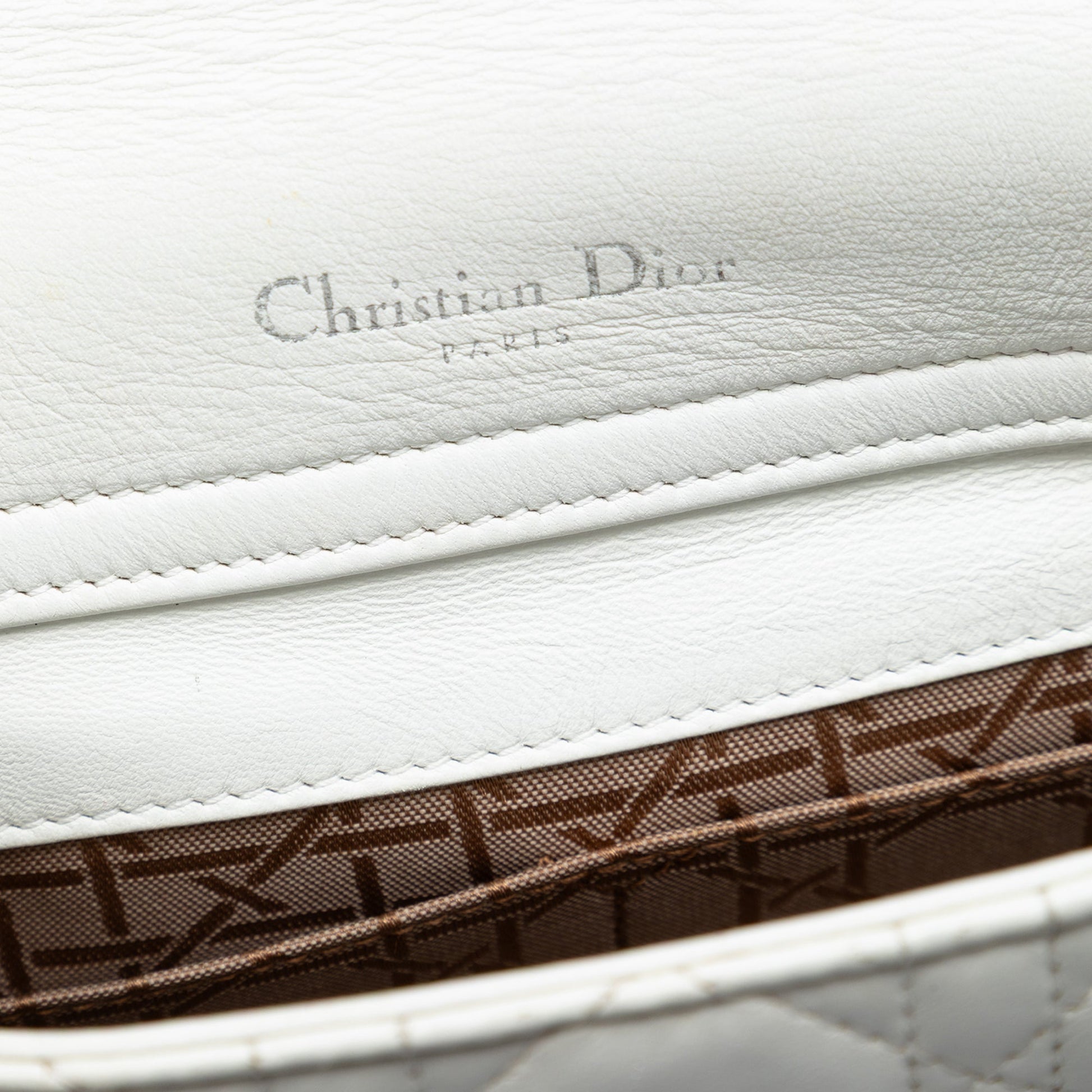 Lambskin Cannage Lady Dior Double Chain Bag