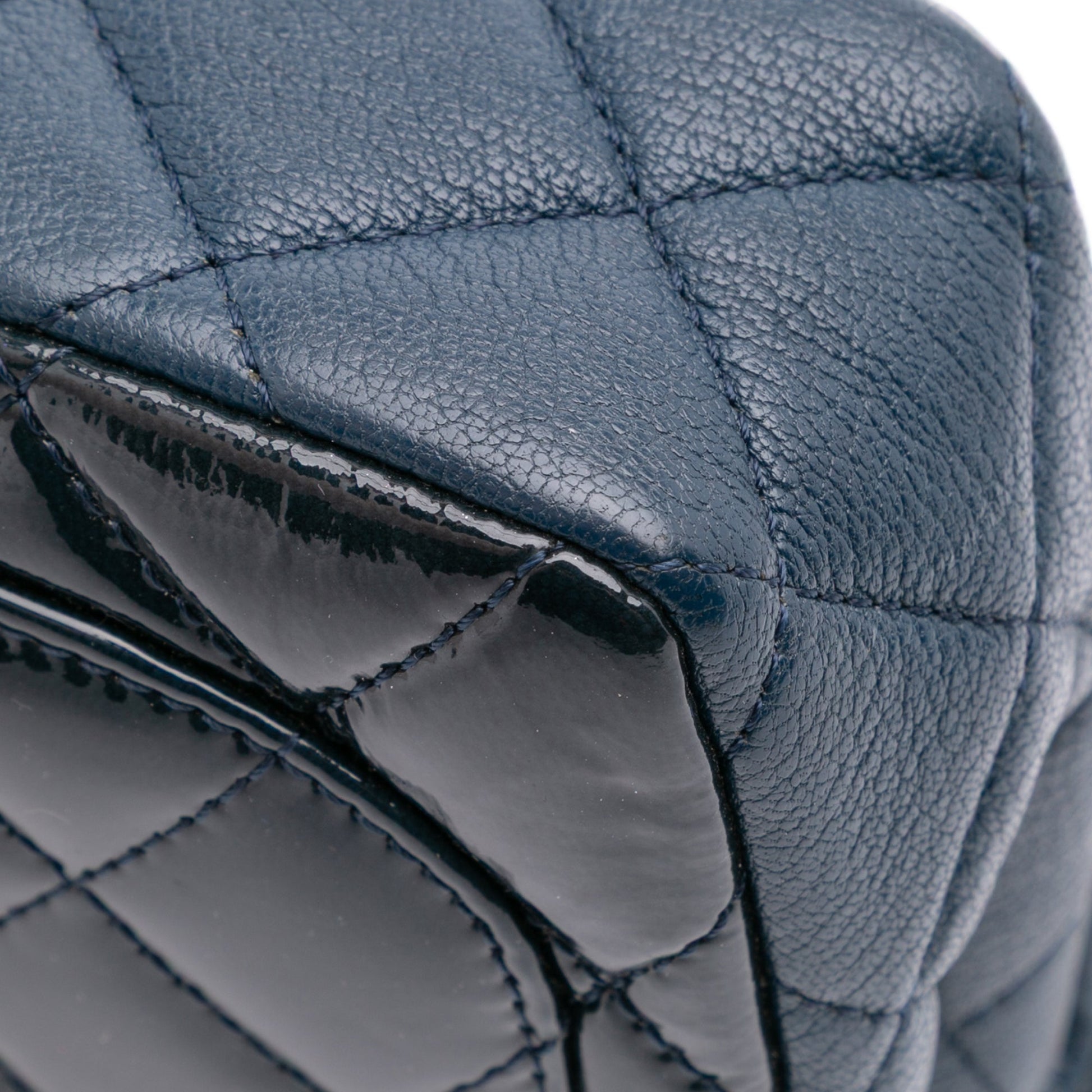 Chanel Paris-Salzburg Small Patent and Goatskin CC Eyelet Flap