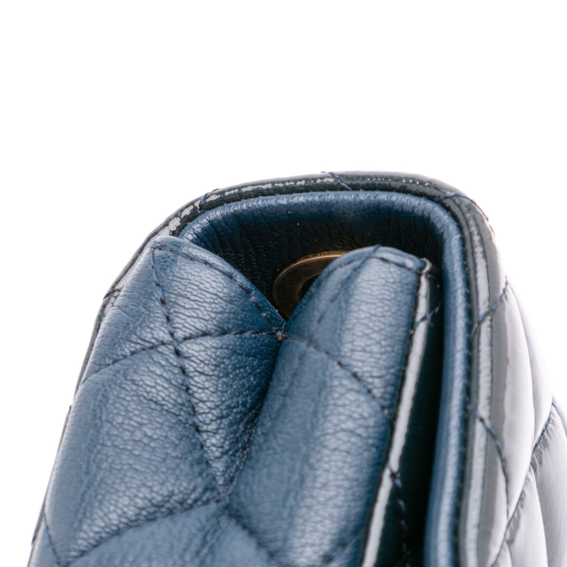 Chanel Paris-Salzburg Small Patent and Goatskin CC Eyelet Flap
