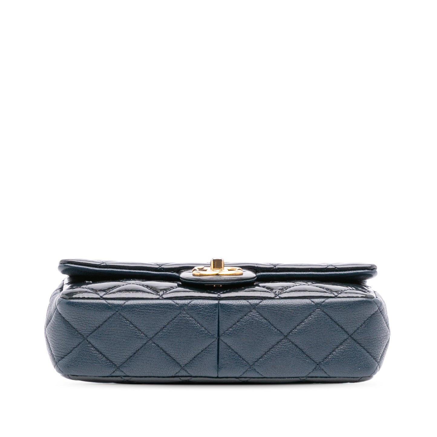 Chanel Paris-Salzburg Small Patent and Goatskin CC Eyelet Flap
