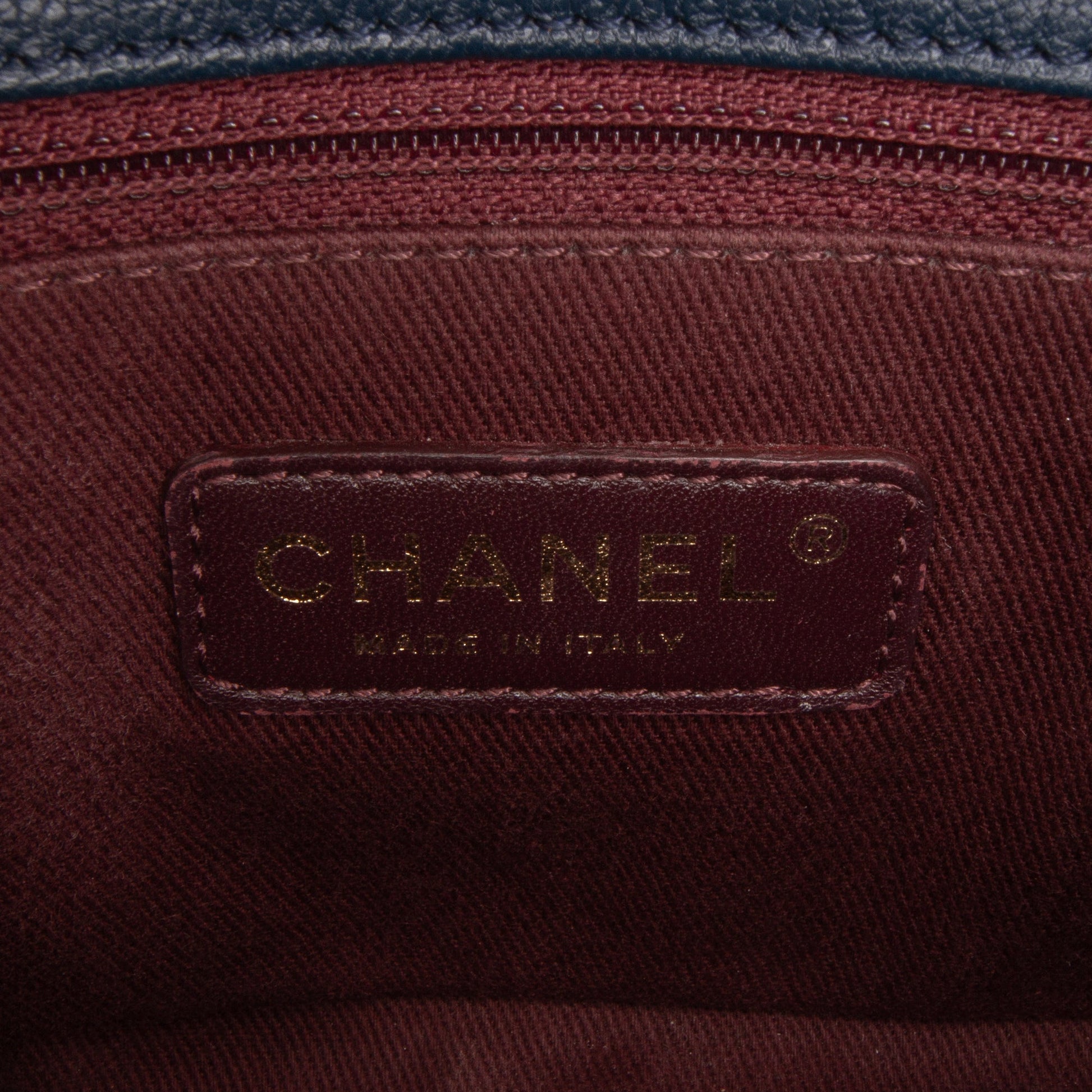 Chanel Paris-Salzburg Small Patent and Goatskin CC Eyelet Flap