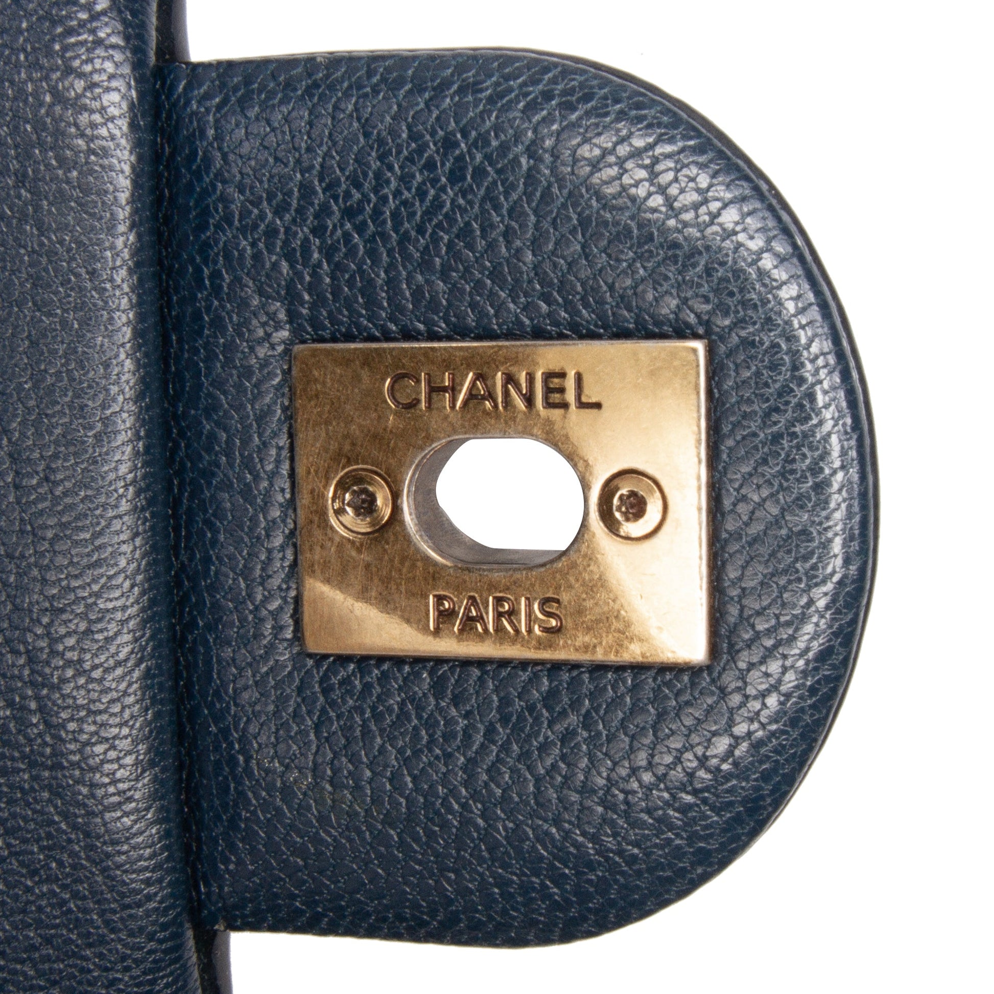 Chanel Paris-Salzburg Small Patent and Goatskin CC Eyelet Flap